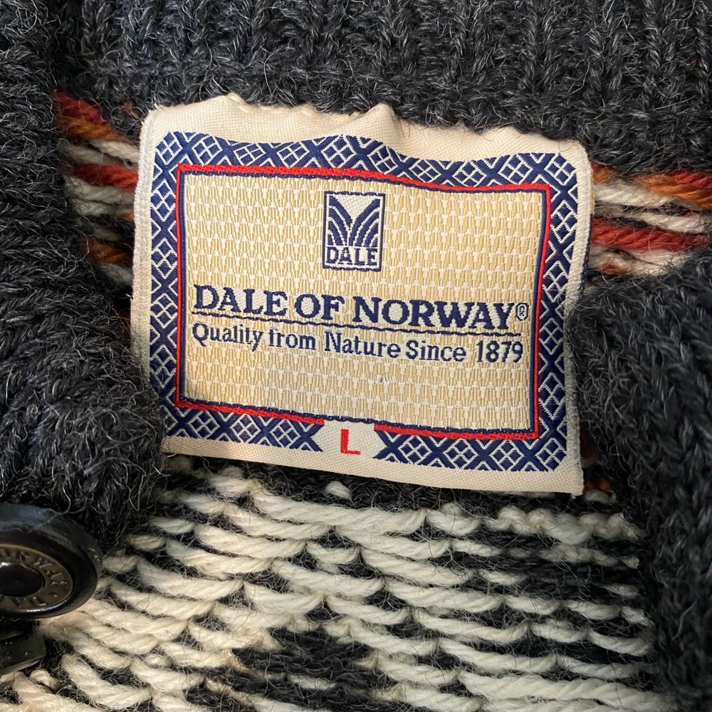 Dale Of Norway Wool half zip sweater VAIL 1999 L - Picture 4 of 7